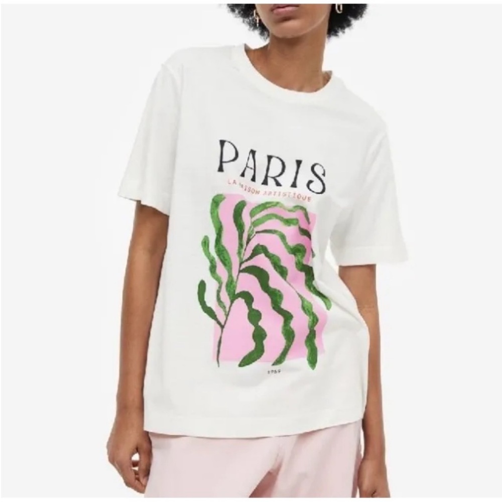 H&M Paris Tee -XL